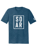 Soar Tee (Heather Neptune)